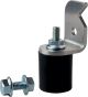 HD End-Stop for Centre Stand, Stainless Steel Bracket (in Addition to Standard End-Stop or for Silencers without Centre Stand End-Stop)