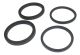 Brake Caliper Repair Set (sealing rings), front/rear, OEM, 1set (required 2x for front brakes, 1x for rear brake)