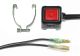 Kill Switch, 75cm Wiring Loom, suitable for CDI-Ignitions (Size Top 20x22mm, Bottom 24x28mm)