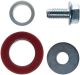 Chain Slider (Ring) incl. Bolt and small Parts, ready to mount, Set of 4 Pieces