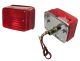 Replica-Taillight, Square, Unit without Bracket and Bulb, Lens 'E'-marked, OEM reference # 56U-84710-40