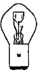 Headlamp Bulb 6V 25/25W, High/Low Beam, BA20D-Socket