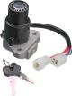 Ignition Switch/Main Switch with Steering Lock, plug suitable for wiring loom item 40107-18, also suitable for models with lateral steering lock