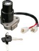 Ignition Switch/Main Switch with Steering Lock, plug suitable for wiring loom item 40107-18, also suitable for models with lateral steering lock