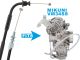 Throttle Cable A (Opener), OEM reference # 2H6-26311-10