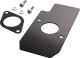 Carburettor Heat Protection Set, aluminium black coated