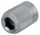 KEDO HD Knurled Nut for Header Pipe Mounting, 1 Piece, Stainless Steel, Allen Key, Alternative to 91309, OEM Reference # 90179-08004