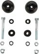 Bar End Weights, Black, 1 Pair, fits Aluminium and Steeel Handlebars with Inner Diameter of 12 or 18mm