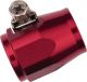 Oil Line End Cap, Red, 1 Piece (Aluminium, red anodized, hex-head design, suitable for oil line 90144 and in combination with item 50253/50254)
