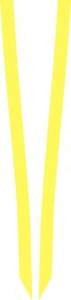 Front Fender Sticker / Decal, yellow, for WorldRaid colour variation 'DEEP PURPLISH BLUE METALLIC C' suitable for front fender item 31092S, 1 piece