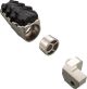 'Adventure' Footrests (OEM), adjustable in height, width and angle in 36 marked positions, stainless steel, removable rubbers, with Vehicle Type Approval