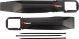 Racetech T7 Swingarm Plastic Protection Cover,  black, 1 set for left and right side (if you use a chain guide, the left guard needs to be modified)