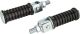 Replica Passenger Footpegs, 1 pair complete, size like OEM, M12 thread, foldable, OEM reference # 120-27430-02
