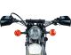 'Retro' Handguards for Drum Brake, Black, Universal, 1 Pair. With changes also suitable for disc brakes e. g. SR500, XT600, XTZ750