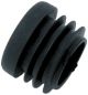 Bar-End Plug/Cap for 22mm Handlebars (inner diam. 17-18mm), black, 1 piece,