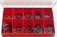 KEDO Circlip Set 7-30mm, 10 Sizes/ 2 Shapes, 5 Pieces each