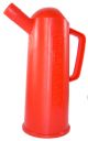 Hünersdorff Oil Can, 1l with Spout (Scale in 50ml-Steps, Oil and Acid-Resistant Polypropylene)