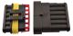 AMP Superseal 1,5 Series, 6-way connector housing-set, waterproof (IEC 529 / DIN 40050 IP67), without connectors