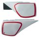 TT600 Replica Side Cover, white, 1 pair