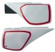 TT600 Replica Side Cover, white, 1 pair