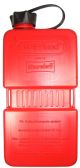 1.5L Jerry Can Hünersdorff 'Fuelfriend', red, suitable for petrol/oil, fastening straps for tension belts, Dim. incl. cap: 280x121x67mm