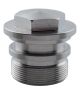 Aluminium Fork Top Nut, 1 Piece (Hexagon Head 22mm, Convex/Domed, without O-Ring)