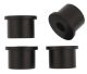 KEDO Top Yoke Bushings (Massive) for Handlebar Clamp, Black Plastic, Set of 4