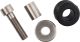 Silencer Mounting Set, Stainless Steel (Allen Screw M10x1.25 40mm, Washer 10x29mm, Bushing and Rubber)