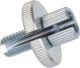 M8x1.25 Adjusting Screw incl. Nut for Brake/Clutch Cable, Length 28mm, 1 Piece Zinc Plated (OEM Quality, suitable for cables with max 8mm outer diameter)
