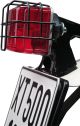 Taillight Grill 'Xcountry', black coated, incl. mounting material