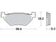 LUCAS Brake Pads, Rear, 1 Pair (Vehicle Type Approval)