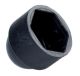M6 'Dome-Nut' Cover, Plastic, for Hex-Bolt, Black, suitable for Wrench-Size 10mm, 1 Piece