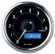 Daytona 'Velona' Tachometer, Diam. 60x45mm, Polished. Display: RPM, °C, °C max, RPM max, Stop Watch, White Displ. Lighting