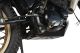 Heavy-duty Aluminum Engine Guard, for off-road use, 4mm black coated aluminum, quick-release fastening with one screw (easy cleaning)