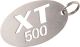 Key Fob with XT500 Logo, Stainless Steel