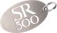 Key Fob with SR500 Logo, Stainless Steel
