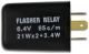 Flasher Relay, 6V/21W, 3 pin, electronic, load independent