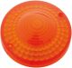 Lens for Indicator, outer ring clear, matt inner circle, 'E'-approved, 1 piece, fits front and rear, OEM reference # 341-83312-70
