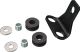 Head Light Bracket 'Bates', black coated, suitable for Bates Style headlight 41189/41190