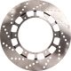 Replica Brake disc, punched, thickness 4.0mm, front LH (Vehicle Type Approval), M6 fixing, Delivery currently without black painting