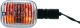 Indicator with Clear Lens, front/right or rear/left, 12V bulb 10W BA15S, screw connection as OEM, rigid indicator arm, 1 piece