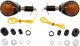 Bar End Indicator Set, Chrome Plated, 1 Pair, 'E'-Marked (Bulb: BAY9S 12V/21W Halogen, Spare Part see Item 41066)