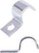 Cable Clamp, base plate 10x10mm, 5mm hole, 10.5mm tunnel