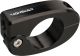 Handlebar Clamp with M6 Thread, 1 piece for universal mounting of speedometer, indicator lights etc., aluminium CNC milled, black anodized
