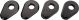 Adapter for ( Mini-) Indicators, bore 10mm, aluminium black anodized, suitable for 1 pair of indicators (set of 2 front and 2 rear plates each)