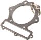 Key Fob 'Head gasket 600cc, one stud', incl. key ring, made of slide-ground sturdy 1.5mm stainless steel, dim. approx. 45x46mm