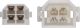 4-Pin Connector Housing incl. 2x4 round type connectors