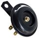 Horn, 6V 100db, Black (d=70mm), w/ rubber between horn and bracket