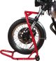 Motorcycle Front/Head Paddock Stand, incl. 5 Adapters 13-18mm (Max. Lift 77cm)
