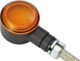 Daytona LED-Indicator D-Light SOL, metal housing dim. approx. LxWxH 47x25x30mm, orange glass, e-approved, M8 thread, 1 pair, 12V